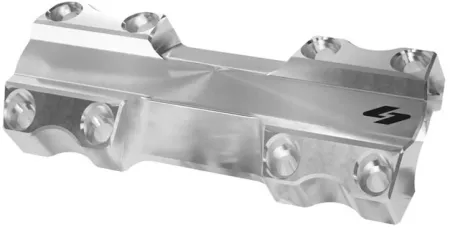 Kraus Isolated Riser 1 Inch Top Plate In Raw Machine Finish For Harley Davidson Models (ARM213807)