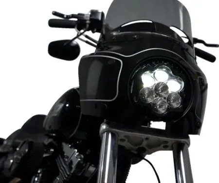 Custom Dynamics Shark Demon LED Headlight Kit for Memphis Shades Road Warrior Fairing (SD2-MSRW-W-ECE)