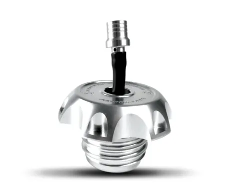 Heinz Bikes Vented Gas Cap In Silver Finish (HB-PVGC-S)