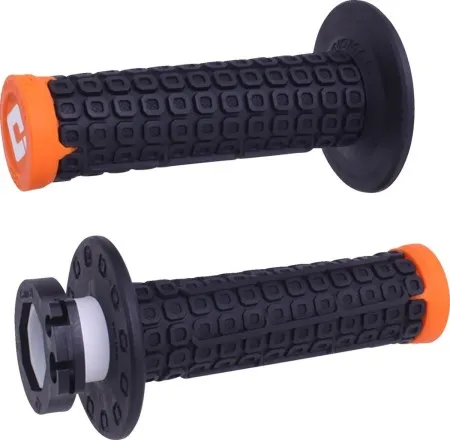 ODI Nomad Lock-on Grips - Off-road - Black/orange/orange (H36NDBO)