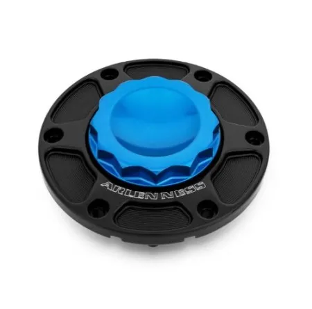 Arlen Ness 12 Point Gas Cap In Blue For Harley Davidson 2024-2026 Touring Models (701-015)