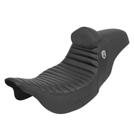 Saddlemen SDC Performance Pro Series Tuck 'N Roll Gripper Seat For Harley Davidson 2008-2024 FLHR, FLHT, FLHX & FLTR Touring Models (Does Not Fit 2023-2024 CVO Models) (SC80807TB)