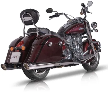 V Performance, 100MM Banger Slip-on Muffler SET. Chrome (ARM888807)