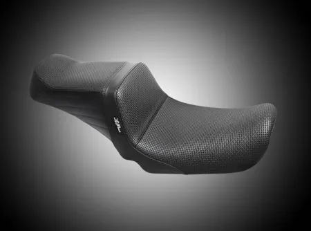 Le Pera Tailwhip Basket Weave Seat For Harley Davidson 2004-2005 Dyna (Excl. FXDWG) Models (LF-581BW)