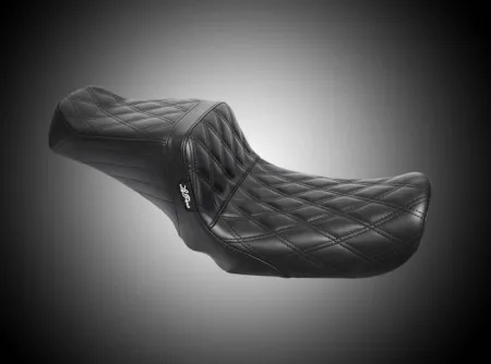 Le Pera Tailwhip Double Diamond Seat For Harley Davidson 2004-2005 Dyna (Excl. FXDWG) Models (LF-581DD)