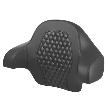 Saddlemen Honeycomb Tour Pack Backrest Pad With Black Stitching For Harley Davidson 2014-2025 FLHR, FLHT, FLHX & FLTR Touring Models (814-07-15100)