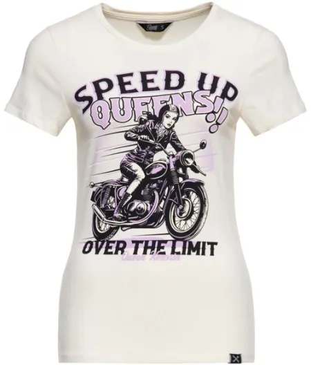 Queen Kerosin Speed Up Queens T-shirt Offwhite (ARM934907)