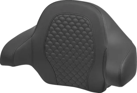 Saddlemen Dragon Stitched Backrest Pad With Black Stitching For Harley Davidson 2014-2025 FLHR, FLHT, FLHX & FLTR Touring Models (814-07-15500)