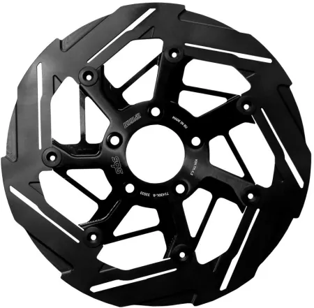 Kodlin x SBS Front Left 7 Spoke Brake Rotor 2015-2026 Softail, 2014-2022 Sportster, 2008-2023 Touring & 2006-2017 Dyna (7143DL-B)