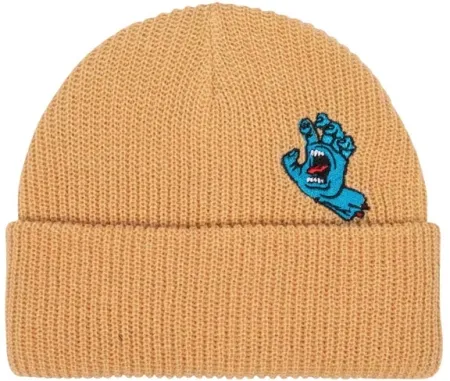 Santa Cruz Screaming Mini Hand Beanie Wheat (SCA-BNE-9540)