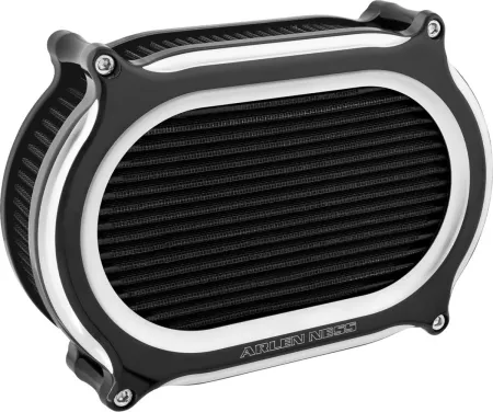 Arlen Ness Stage 2 Method Oval Air Cleaner Kit In Black Contrast Cut Finish For Harley Davidson 2025-2026 Softail & 2023-2026 Touring M8 (Gen 2) Models (600-208)