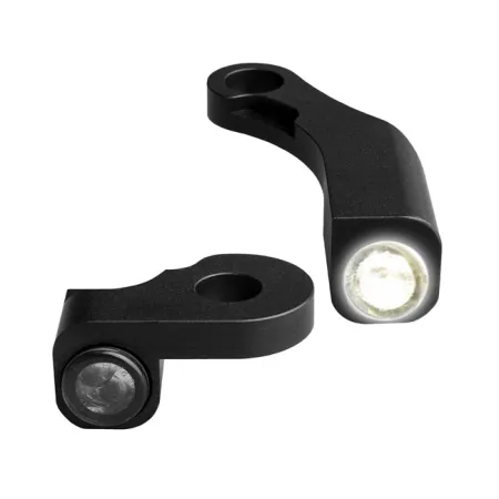 Heinz Bikes NANO Series Handlebar Turn Signals In Black For Harley Davidson 2025 Softail Models (HBTSN-FL25-PL)