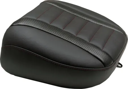 Mustang Deluxe Touring Passenger Seat With Dark Cherry Stitching For Harley Davidson 2023-2025 Road Glide & Street Glide Models (88402DC)
