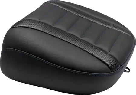 Mustang Deluxe Touring Passenger Seat With Sky Blue Stitching For Harley Davidson 2023-2025 Road Glide & Street Glide Models (88402SB)