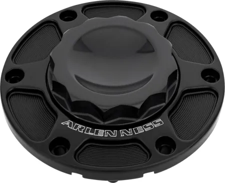 Arlen Ness 12 Point Gas Cap In Black For Harley Davidson 2024-2026 Touring Models (701-013)