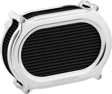 Arlen Ness Stage 2 Method Air Cleaner Kit In Chrome Finish For Harley Davidson 2008-2016 FLT / 2016-2017 FLST & FXDLS (Fly By Wire) Models (600-170)