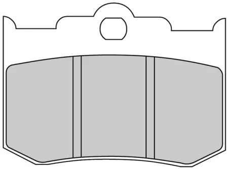 Ferodo, Brake PADS. Organic P-compound (ARM870017)
