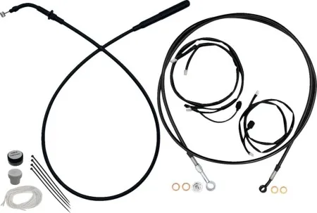 Fat Baggers Ez Install Upper Clutch Cable - 16 Handlebars - Black (249016-B)