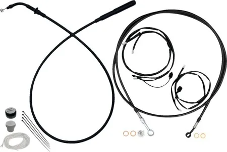 Fat Baggers Ez Install Upper Clutch Cable - 16 Handlebars - Black (249916-B)