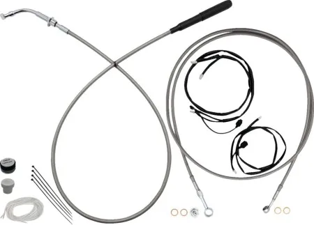 Fat Baggers Ez Install Upper Clutch Cable - 16 Handlebars - Black (249916-C)