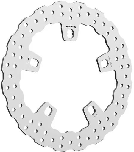 Ricks Motorcycles Front Wave Brake Disc For 2014-2023 Touring & 2014-2025 Road King Special (20-W41500017-300)