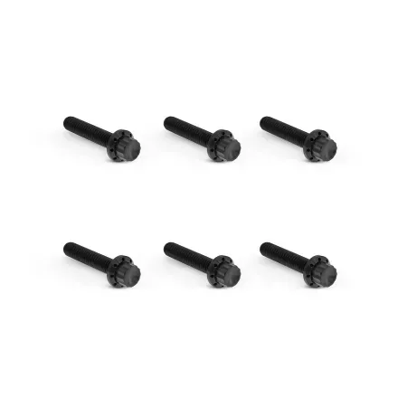 Arlen Ness Titanium 12-point Transmission Side Cover Bolt Kit In Black For 2017-2020 M8 Touring (Hydraulic Clutch) (300-707)