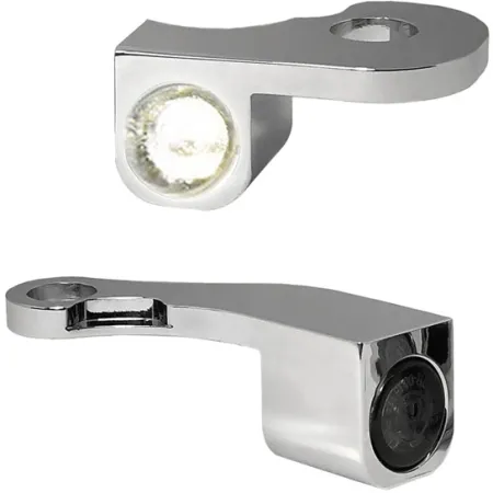 Heinz Bikes Nano Below Bar Turn Signals In Chrome For Harley Davidson 2009-2013 Touring Models (HBTSN-FLH-0913-C-PL)