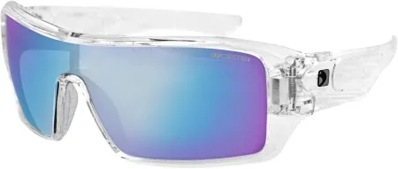 Bobster Paragon Street Sunglasses Clear Lenses Mirrored Cyan Smoke (EPAR002)
