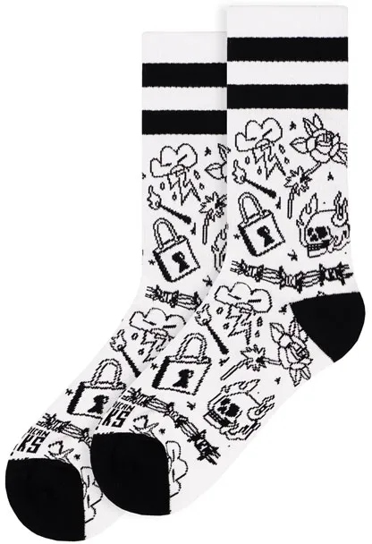 American Socks Burning Rage Mid High Socks (ARM263317)