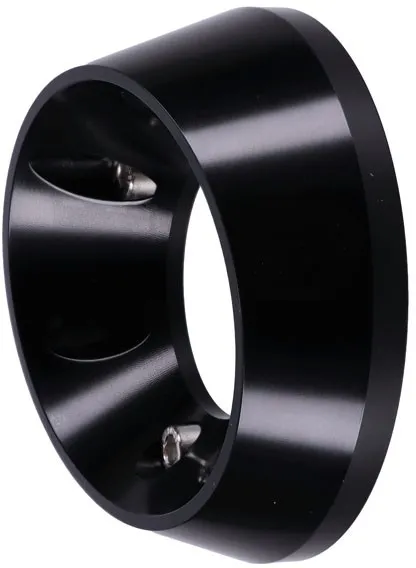Malparidos, Billet Aluminum End Cap For 2-1 EXH. Black (ARM662907)