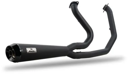 Malparidos, M8 Softail 2-1 EXHAUST. SS BLACK. Euro 4/5 (ARM432907)