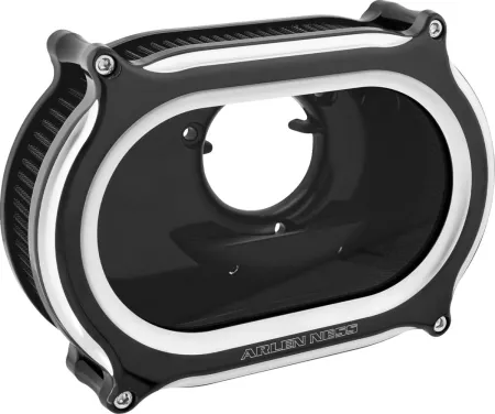 Arlen Ness Method Oval Air Cleaner Kit In Black Contrast Cut Finish For Harley Davidson 2025-2026 Softail & 2023-2026 Touring M8 (Gen 2) Models (600-214)
