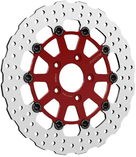 Ricks Motorcycles Front Oversized 13 Inch El Diablo Series Brake Disc For 2018-2026 Softail & 2008-2023 Touring (excl. models with Open Centre Discs) (20-WED020330-0)