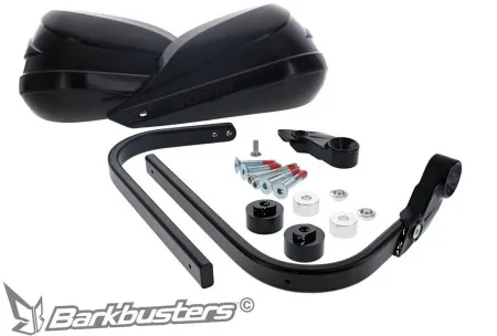 Barkbusters STORM Handguard – Single Point Bar End Mount - threaded (STM-007-02-BK)