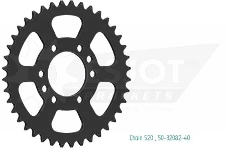 Esjot STANDARD SPROCKET REAR 520 (50-32082-40)