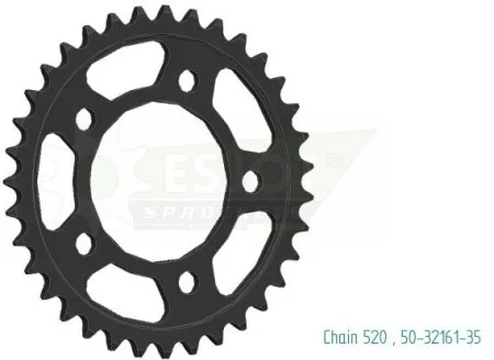 Esjot STANDARD SPROCKET REAR 520 (50-32161-35)