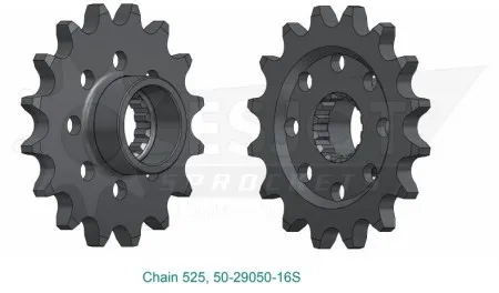 Esjot SPORT SPROCKET FRONT 525 (50-29050-16S)
