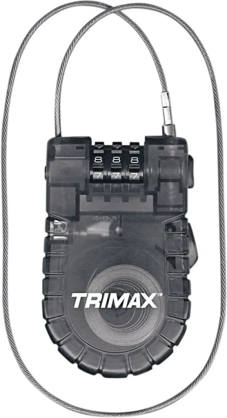 Trimax Retractable Cable Combination Lock (T33RC)