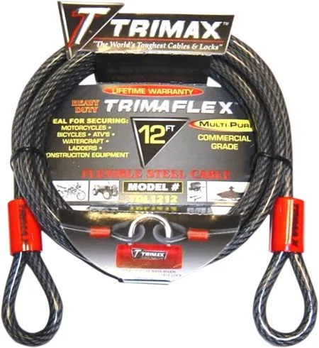 Trimax Trimaflex™ Max Security Braided Cable (TDL1212)