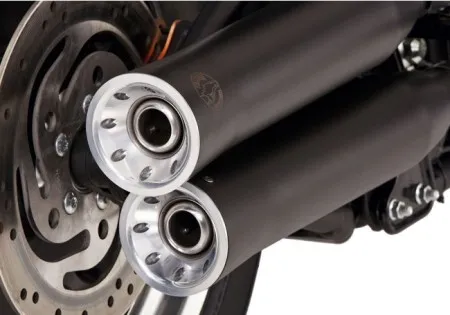 Falcon, Double Groove Slip-ons Exhaust Black (ARM881907)