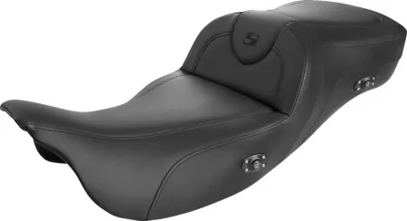 Saddlemen Extended Reach Roadsofa Heated Seat For Harley Davidson 2008-2024 FLHR, FLHT, FLHX & FLTR Touring Models (808-07B-188HCT)