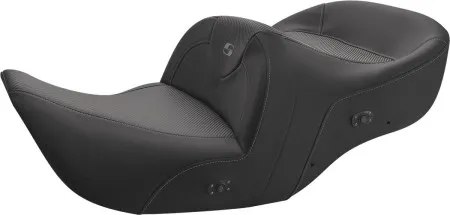 Saddlemen Roadsofa Carbon Fiber Heated Seat For Honda 2001-2010 GL1800 Goldwing Models (H01-07-185HCT)