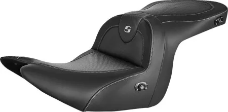 Saddlemen Roadsofa Carbon Fiber Heated Seat For Honda 2018-2025 GL1800 Tour Models (H18-07-185HCT)