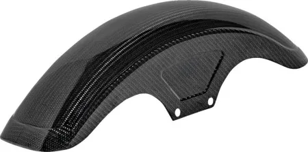 Saddlemen Carbon Fiber Front Fender In Gloss Finish For Harley Davidson FXD Dyna, FXR & XL Sportster Models With 39mm Narrow-Glide Frontend (CF-8-0003)
