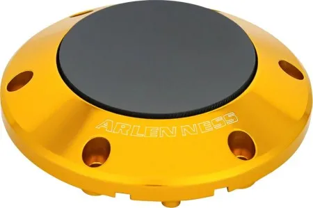 Arlen Ness Pop Up Gas Cap In Gold For Harley Davidson 2024-2026 Touring Models (701-021)