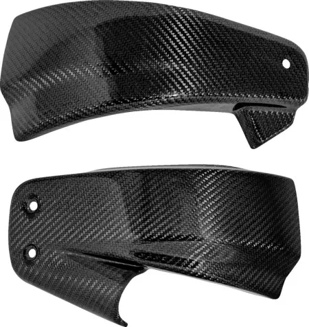 Saddlemen Carbon Fiber Side Covers (W/Remote Preload) In Gloss Finish For Harley Davidson 2018-2024 FLFB Fat Boy & FXBR Breakout Models (CF-818-002)