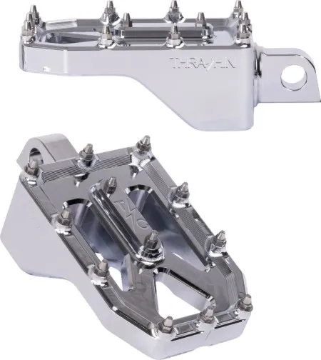 Thrashin Supply Co. Aggressor Rear Footpegs In Chrome (TSC-2022-3-D)
