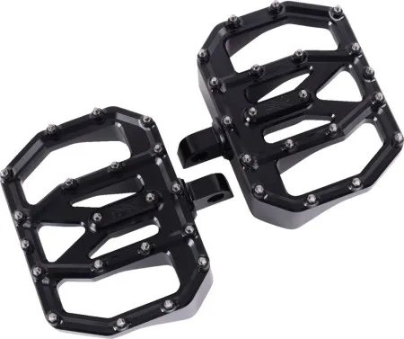 Thrashin Supply Co. Rear Mini Aggressor Floorboards In Black (TSC-2031-1-D)