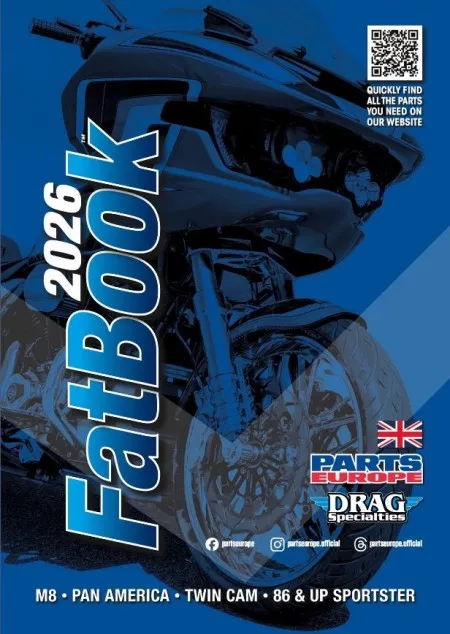 Parts Europe 2026 Fatbook Harley Davidson Parts Catalogue In English (99013639)