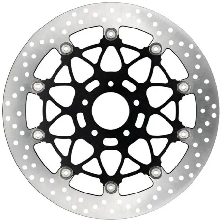 Accossato Front Oversized 13 inch Floating Brake Disc For 2018-2026 Softail & 2008-2023 Touring (excl. models with Open Centre Discs) (DKS258N)